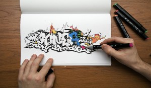 Как научится рисовать граффити?